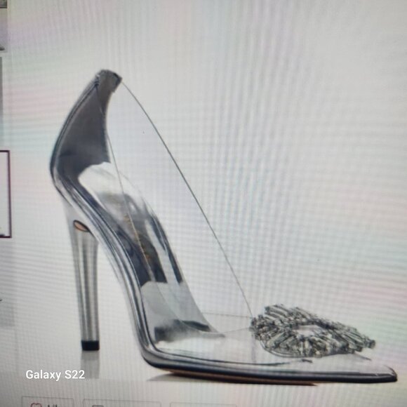 NEW CINDER-F*CKING-RELLA PUMP CLEAR Heels. NIB. Various - Picture 4 of 9